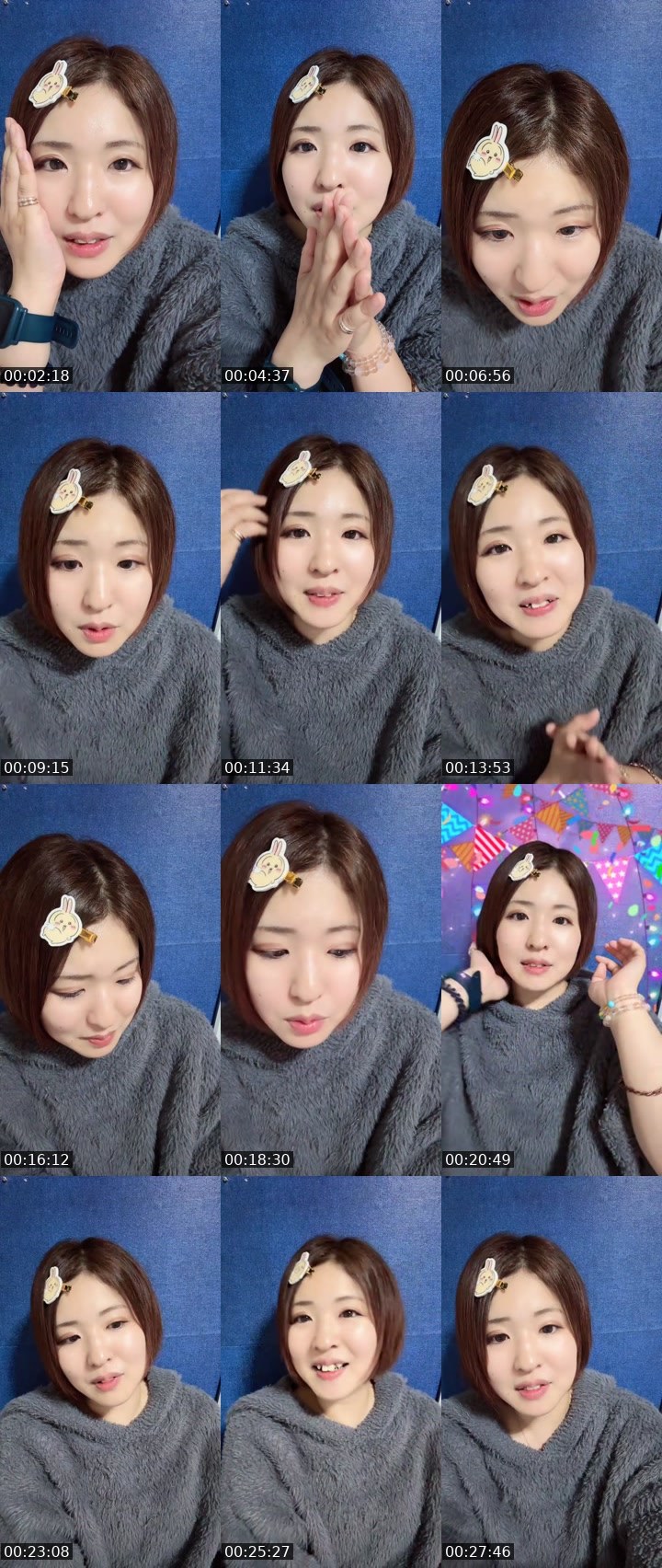 Contact-sheet preview of にっちー🐹🫧's MICO Live recording