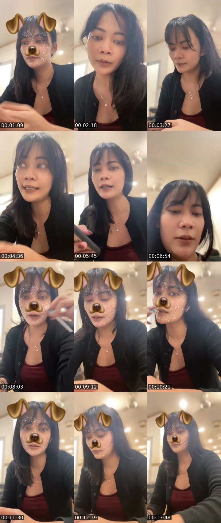 Contact-sheet preview of ᴸᵐ Chika ˣ ᵐᵒᵒⁿ🌕✨'s MICO Live recording