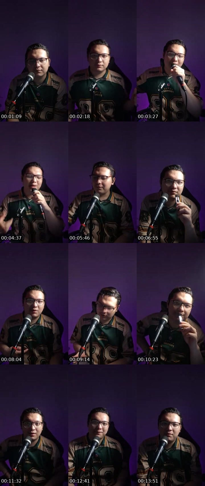 Contact-sheet preview of 🐻Josiaᴮᵉᵃʳ🎙's MICO Live recording