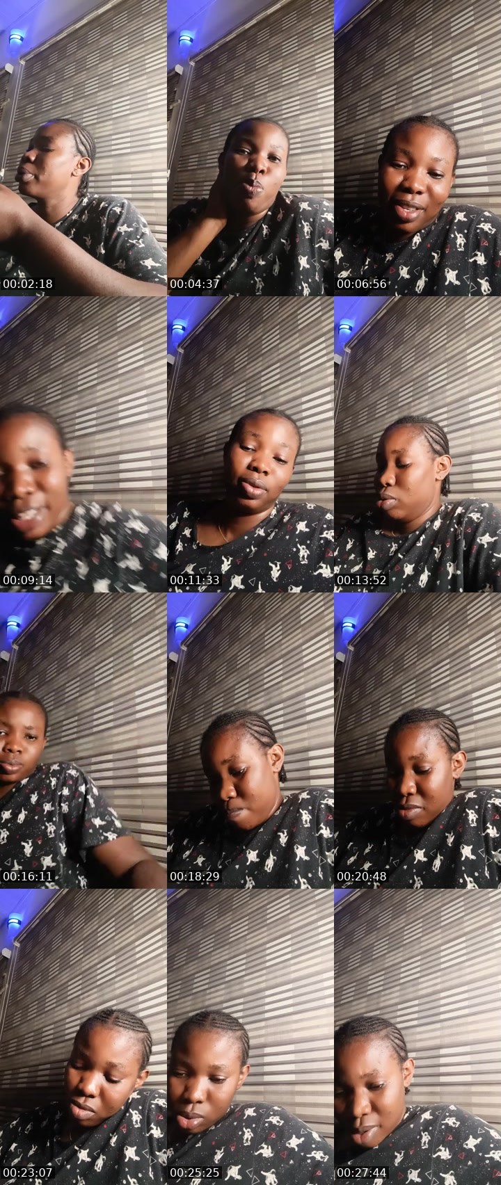 Contact-sheet preview of 🥷🏾🙅🏾‍♂️🥑OUTLAW☻🦅LALA ®🌕's MICO Live recording