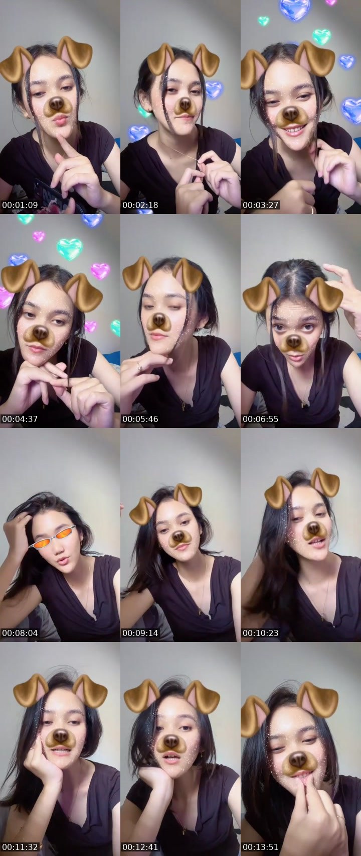 Contact-sheet preview of shasha ᴱᴸᴵᵀᴱ's MICO Live recording