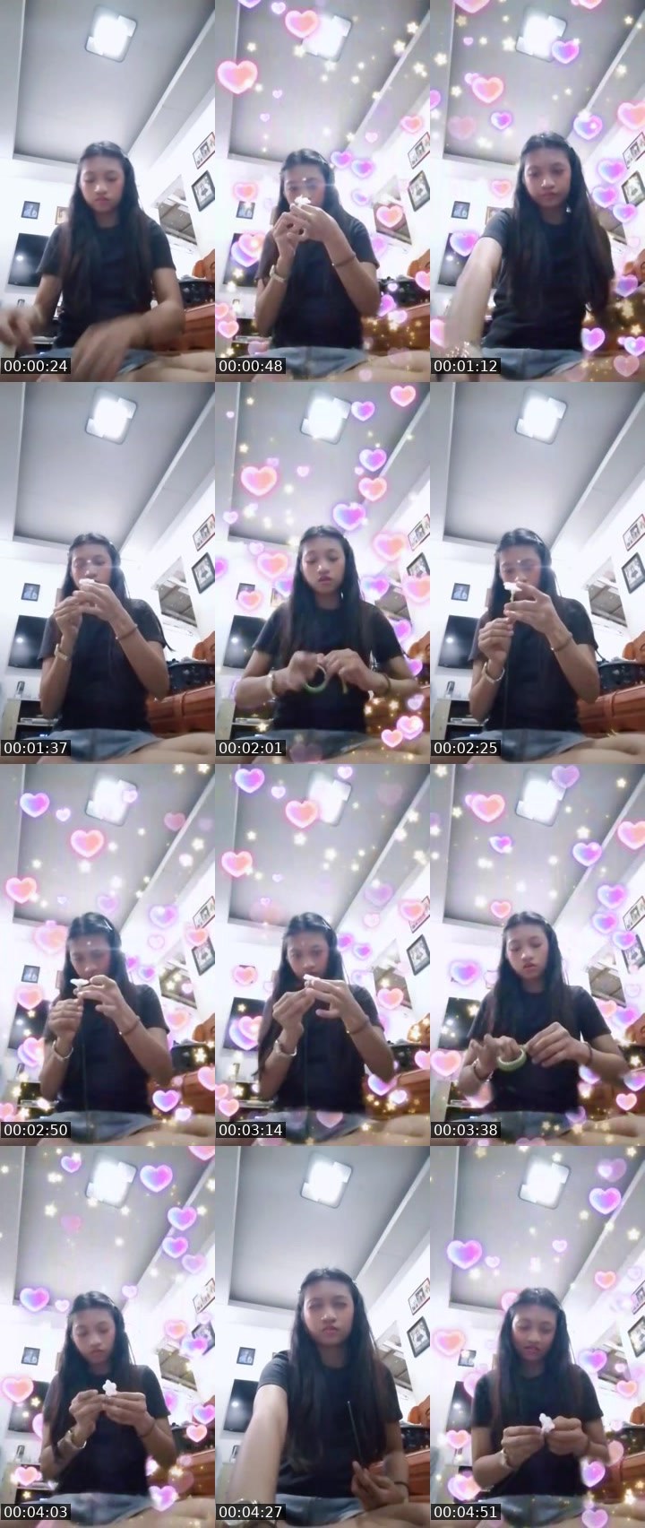 Contact-sheet preview of ☝️Sajii🄴🅁🄰👑🦢's MICO Live recording