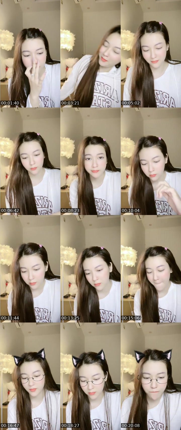 Contact-sheet preview of [🌟Ni] Milk ☔️'s MICO Live recording