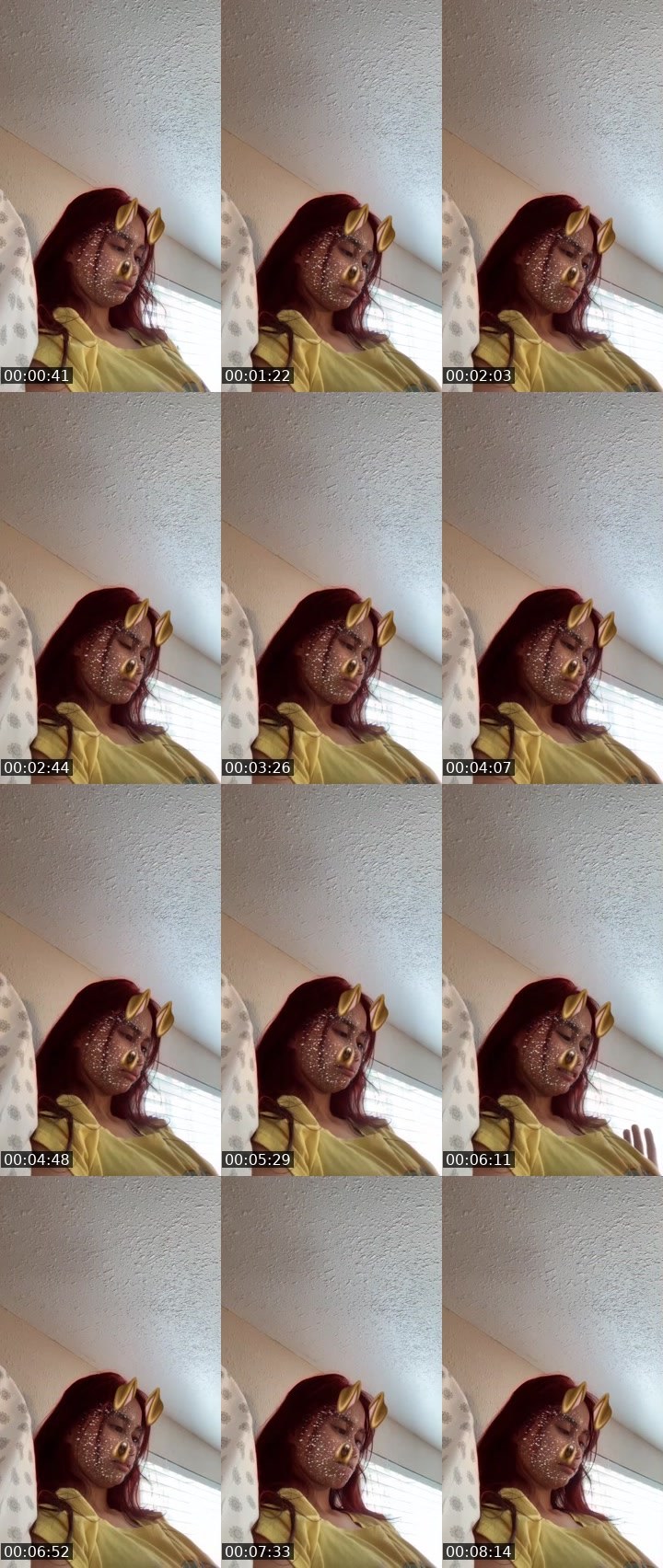 Contact-sheet preview of 🌺ToxicaDLost☣️❦🌸¸♛¸♫·💋ˢ🍑🕷's MICO Live recording