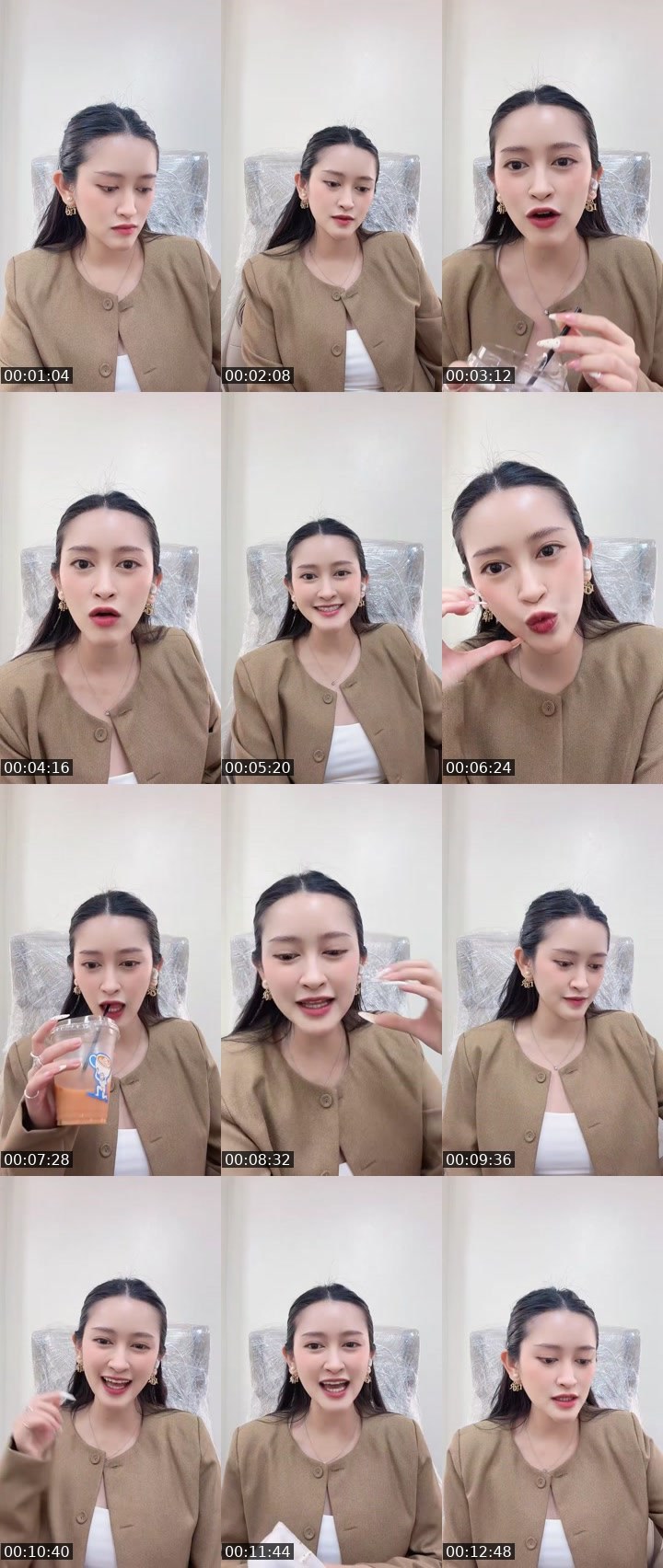 Contact-sheet preview of [🧋] New vj - 🍒น่วมเนี่ยม🍒's MICO Live recording