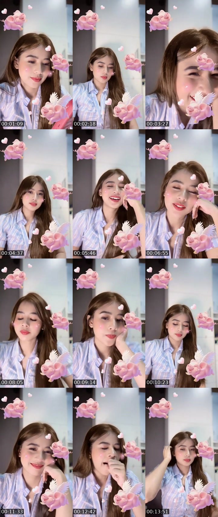 Contact-sheet preview of ¹⁹⁺ Bella ʰʸᵖᵉ👸🏻's MICO Live recording