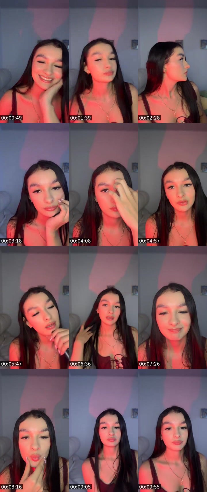 Contact-sheet preview of 𑣲𝐋𝐮𝐮🤎ᴸ's MICO Live recording