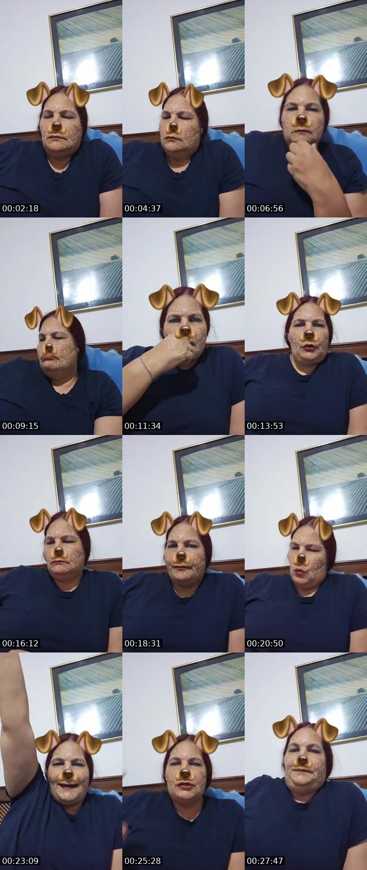 Contact-sheet preview of ☯️ͪ✝️⚜️🌓Emilia💀☯️ͪ's MICO Live recording