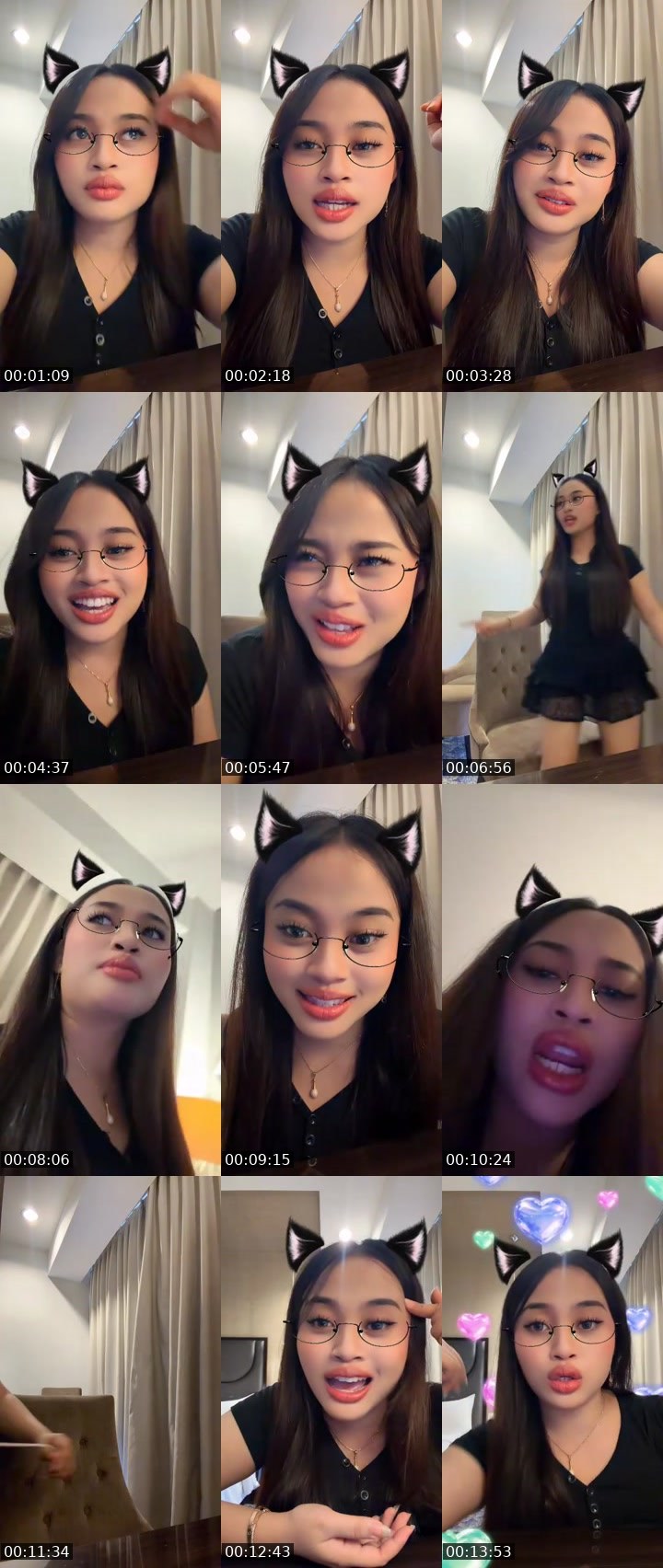 Contact-sheet preview of nona diah🎀༘ᴺᵒᶻᵃ's MICO Live recording