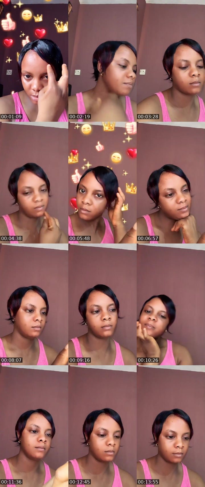 Contact-sheet preview of 600k🆙👑Angel Rossy🥑's MICO Live recording
