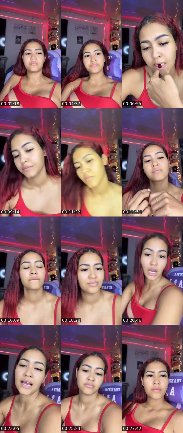 Contact-sheet preview of 🐊🧜🏽‍♀️𝒲♛ღ𝒹🐺⚓️👻🪫🩵🥷🔋's MICO Live recording