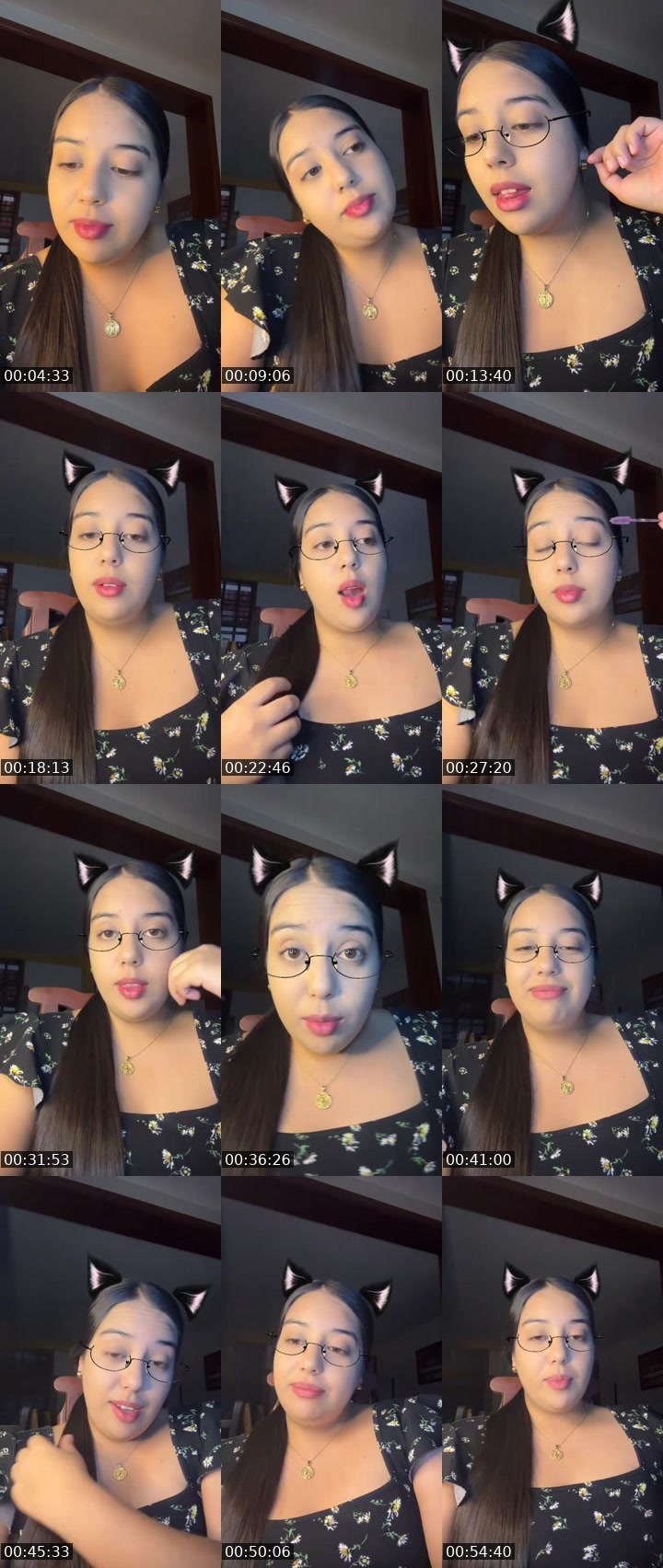Contact-sheet preview of 🦅🍧𝐆𝐄𝐍𝐄💘's MICO Live recording