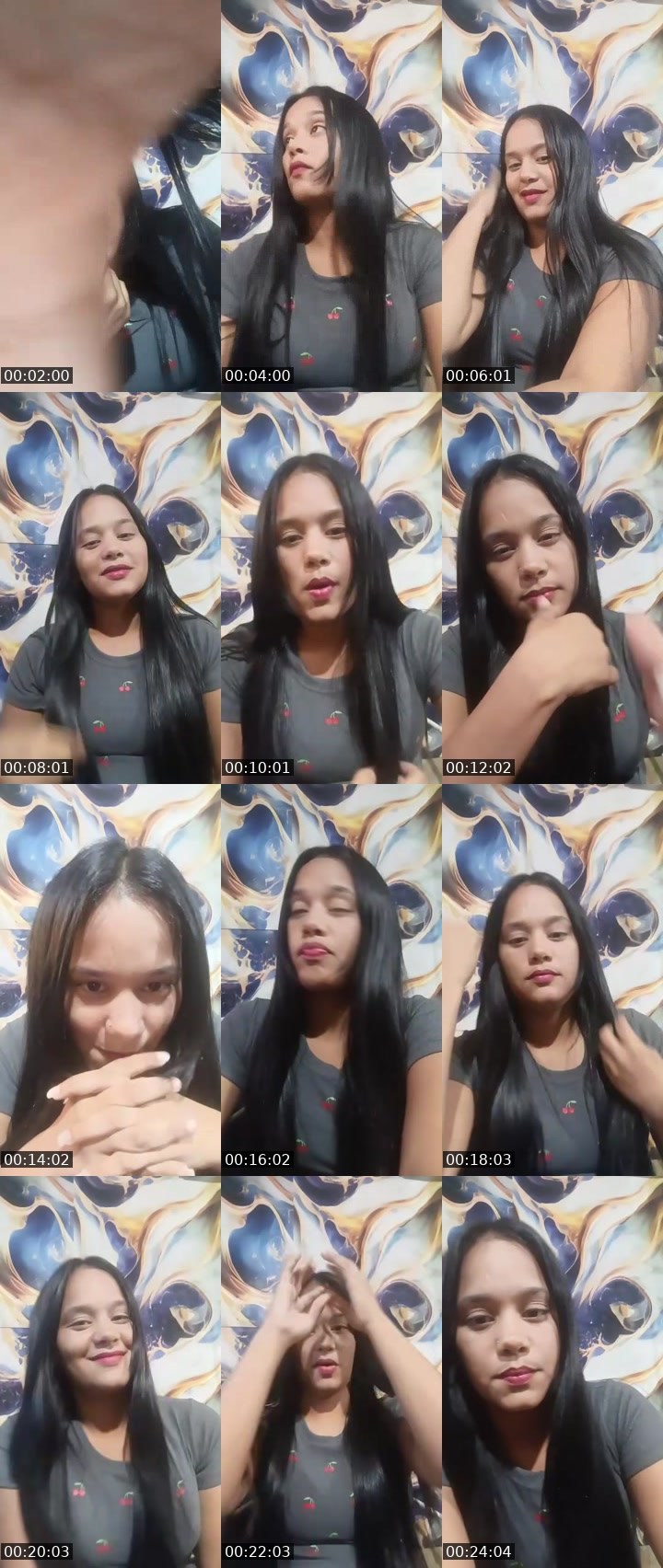 Contact-sheet preview of 🍒ͫ𝑴𝒊𝒄𝒉𝒊🦩ͫ😡🐻°💫ᴹᵃᵍ's MICO Live recording