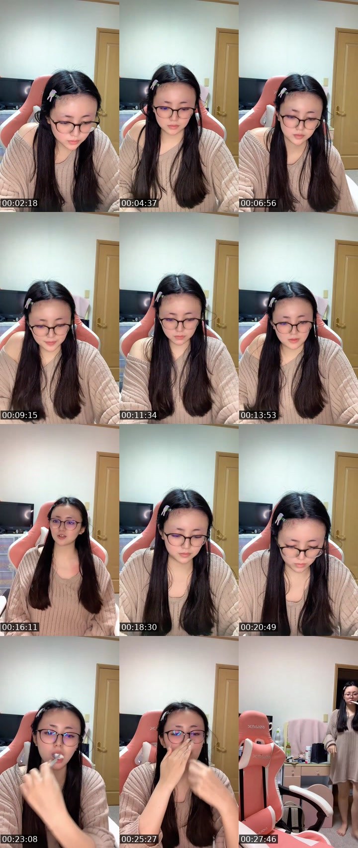 Contact-sheet preview of YUKI🐰🎮🍓's MICO Live recording
