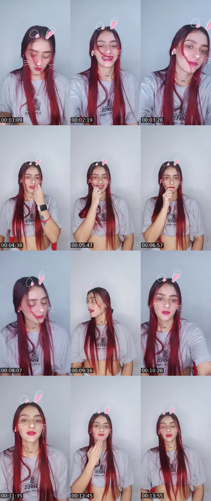 Contact-sheet preview of 🍭chiril ᶠ⁵⁰⁴❤‍🔥🦋's MICO Live recording