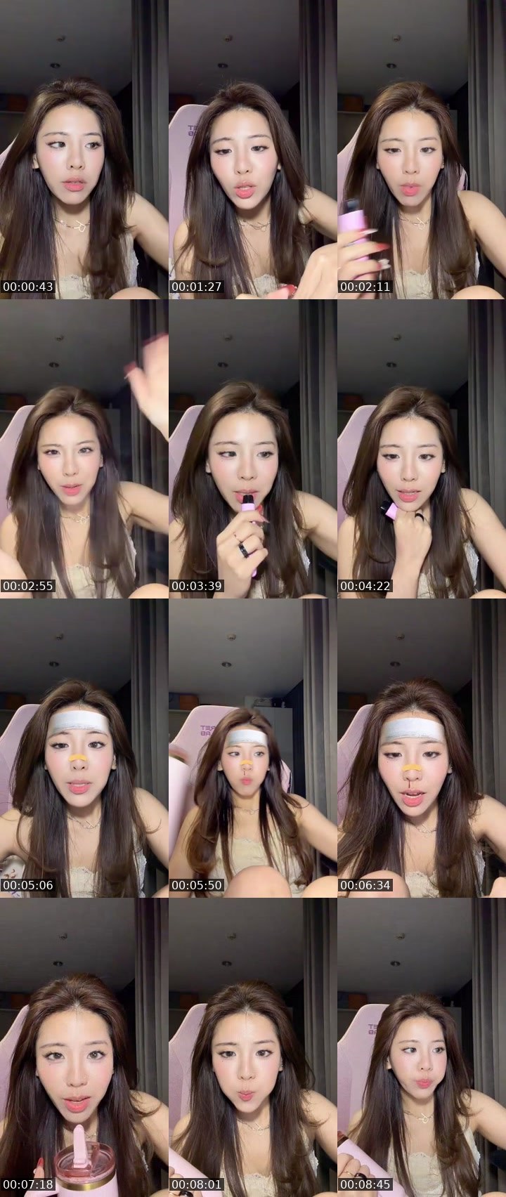 Contact-sheet preview of ᴵᵀ cookie˚✧₊⁎♡🍪's MICO Live recording