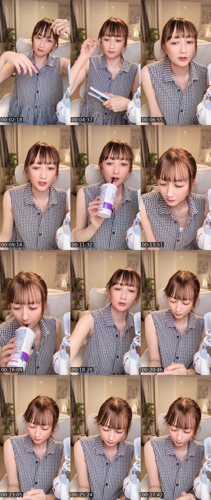 Contact-sheet preview of サラちゃん🍿💭's MICO Live recording
