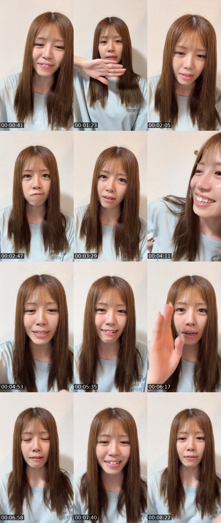 Contact-sheet preview of Alissa🩵🪽 ありがとう！6位✨'s MICO Live recording