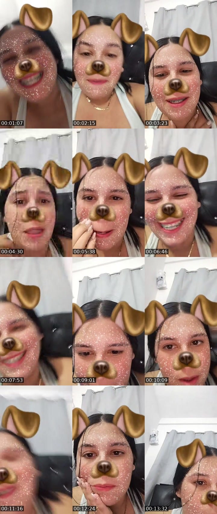 Contact-sheet preview of 𝓢ᴮ🔱 150k YINA🦅👁️⃤🍿❣️'s MICO Live recording