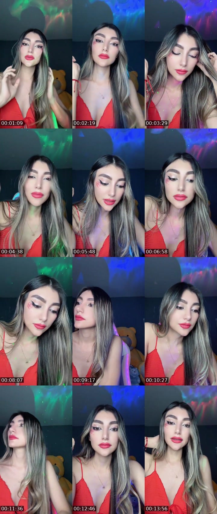 Contact-sheet preview of 🦋❥🌙𝐼𝓃𝒶🧝🏻‍♀️ᴹᵃᵍ💞👑's MICO Live recording
