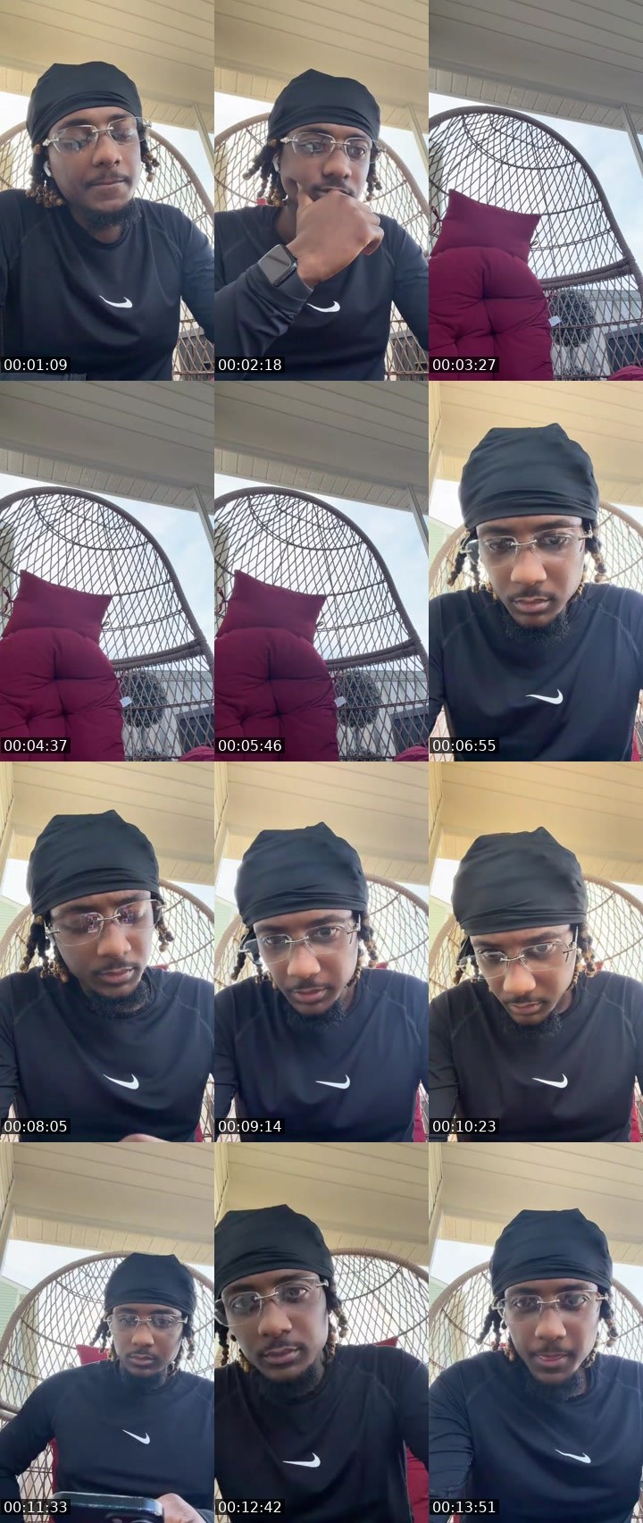Contact-sheet preview of ₁₁₃₂₅ 🏧🍯🕋 ʀᴇɢᴰᴬBᴀʀʙᴇʀ's MICO Live recording
