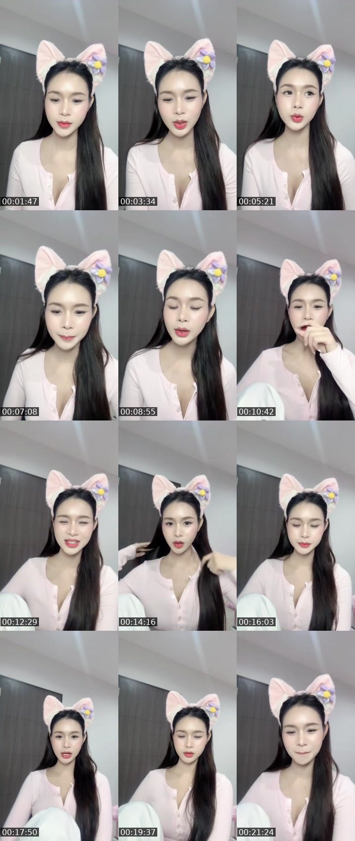 Contact-sheet preview of ꜱʟʏ•ɴɪɴᴇᴡ•🐰's MICO Live recording