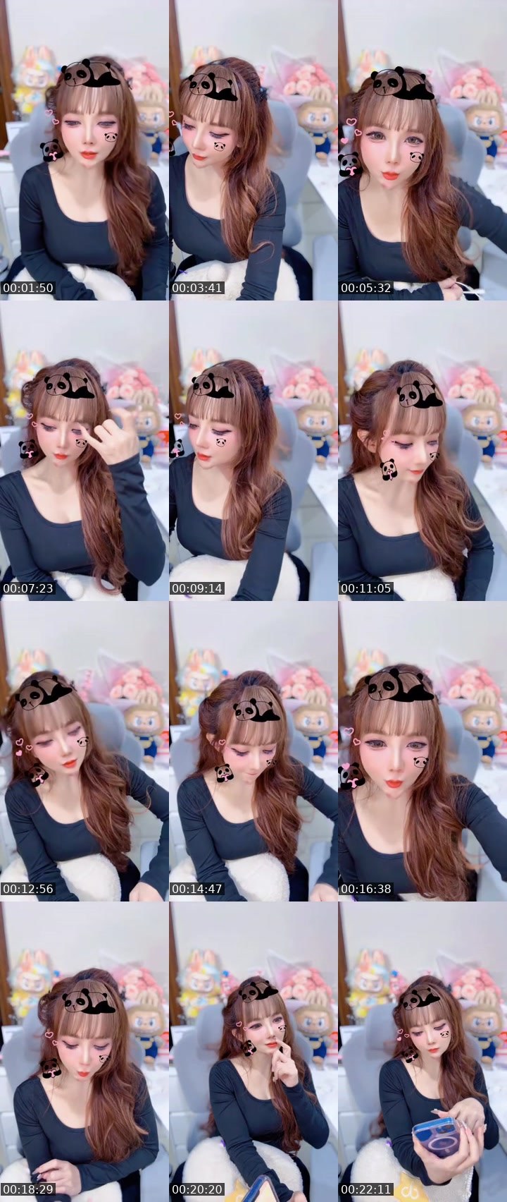 Contact-sheet preview of NVS•WongAiYu✅𝙒𝙆𝘿🍭🐾's MICO Live recording
