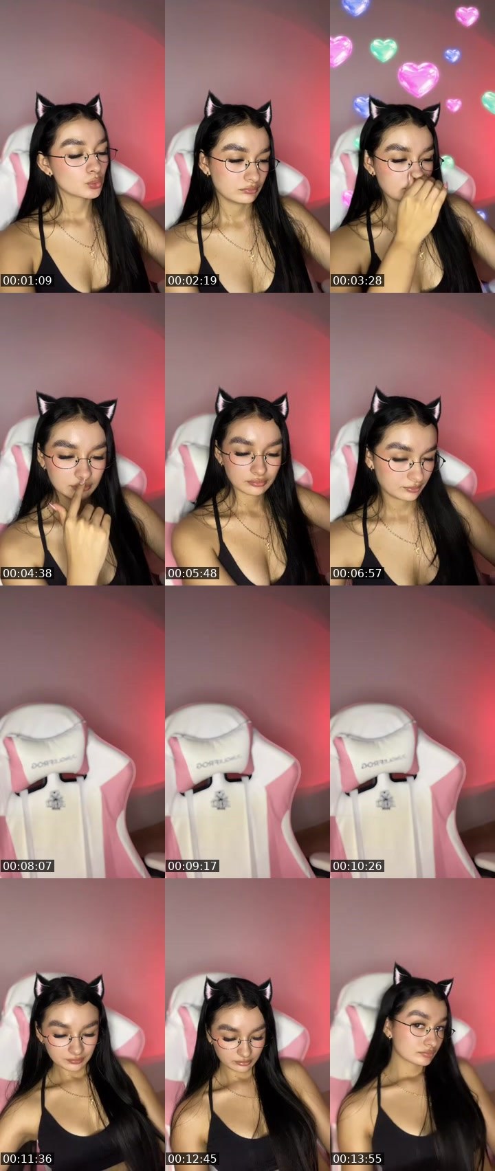 Contact-sheet preview of 𑣲 𝐋𝐮𝐮🐅's MICO Live recording