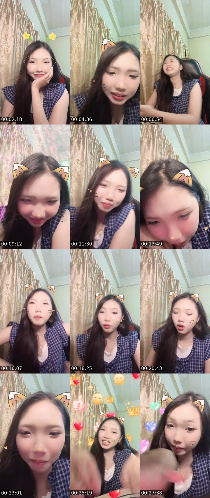 Contact-sheet preview of [🧋] milktea New vj - May’ya🌈's MICO Live recording