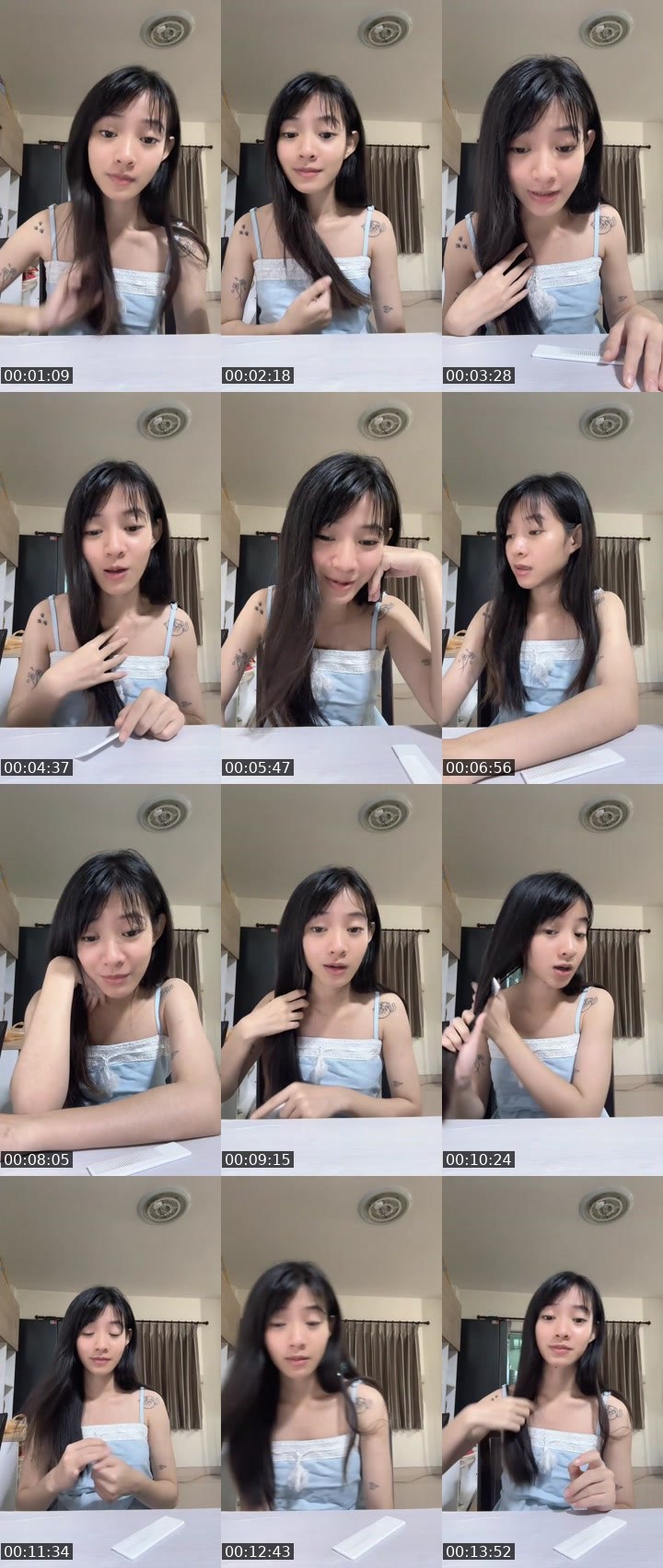 Contact-sheet preview of (Pink🦩) New VJ Yuyee 🦊's MICO Live recording