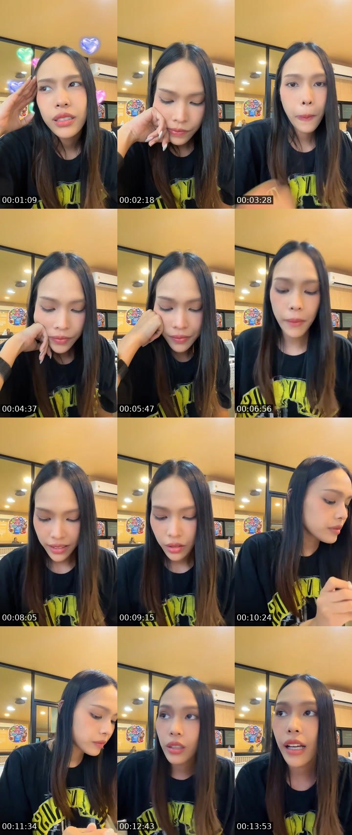 Contact-sheet preview of มิสมิ้นท์🌻 • [BRB New VJ]'s MICO Live recording