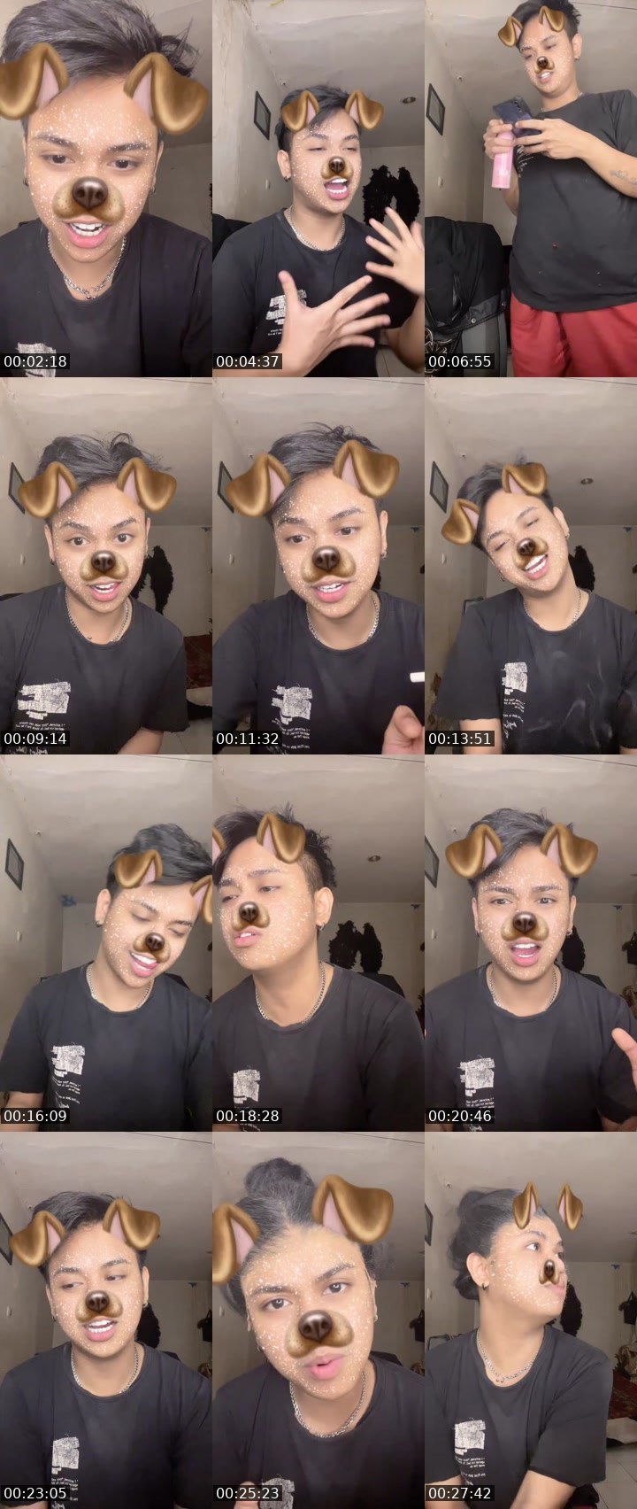 Contact-sheet preview of 🐯ᴄʜᴀɴᴅʜᴏɪᴇᴹᴱᴬᵂ 👁️‍🗨️😈💦's MICO Live recording