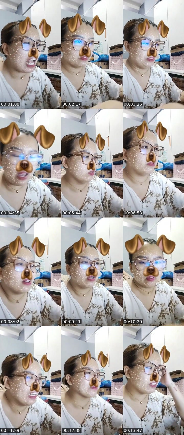Contact-sheet preview of -13.3k👅CINDY ᴱᴸᴵᵀᴱ's MICO Live recording