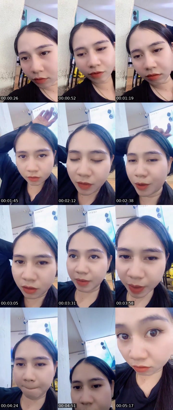 Contact-sheet preview of BRB new vj ปู🦀's MICO Live recording