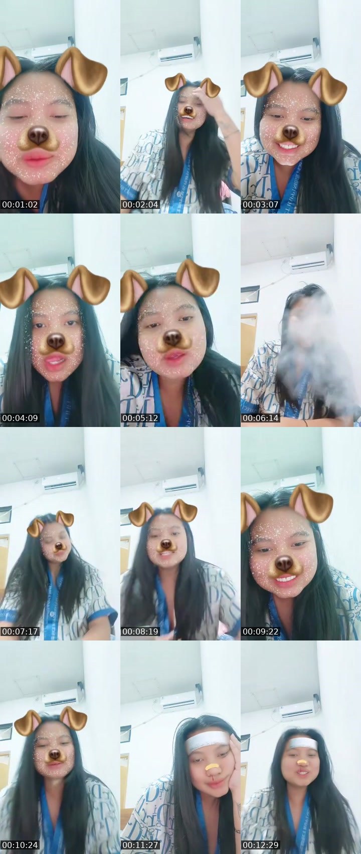 Contact-sheet preview of Dhea🫦'PK17-09/19:30ᴴᵃᵇᵒ ˢᵖᵃʷⁿ's MICO Live recording