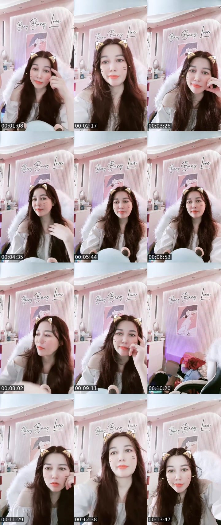 Contact-sheet preview of [ᵏᵐᵏ] Băng Băng 💋's MICO Live recording
