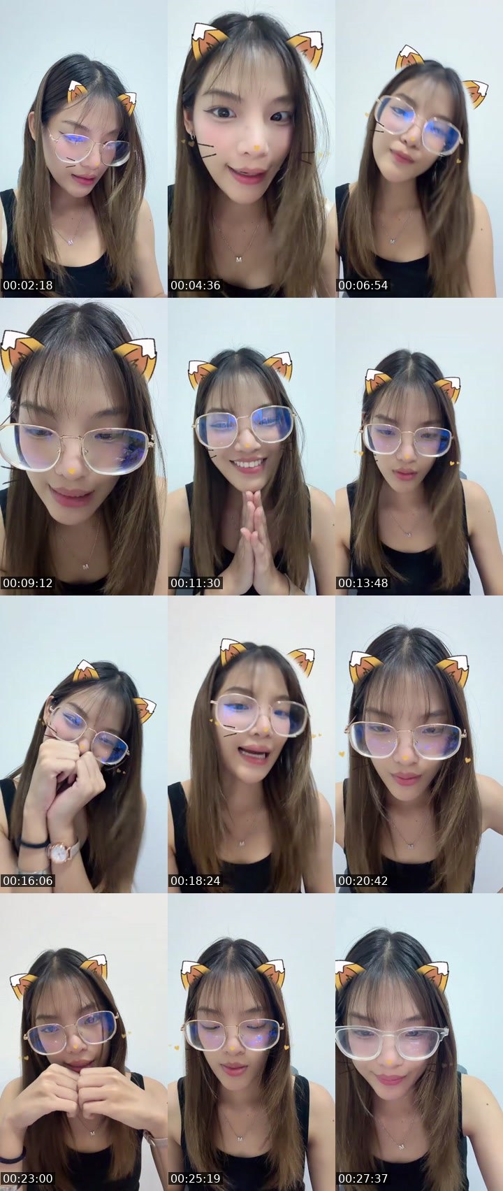 Contact-sheet preview of [🌋] New VJ MoMo✨🫶🏻's MICO Live recording