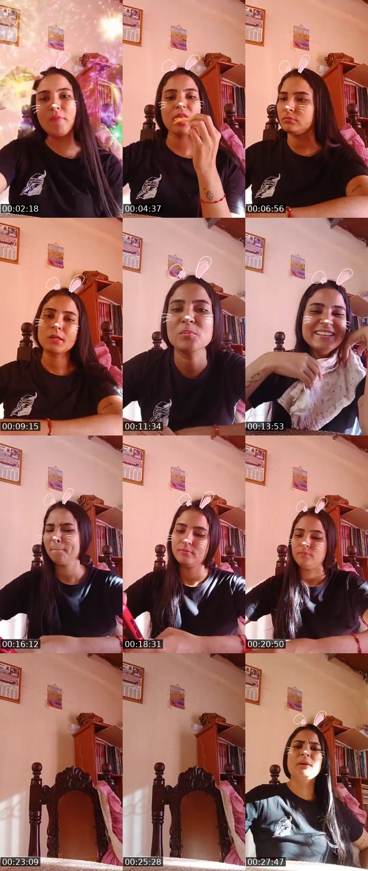 Contact-sheet preview of 𝓢ᴮ🔱👯karen👠's MICO Live recording