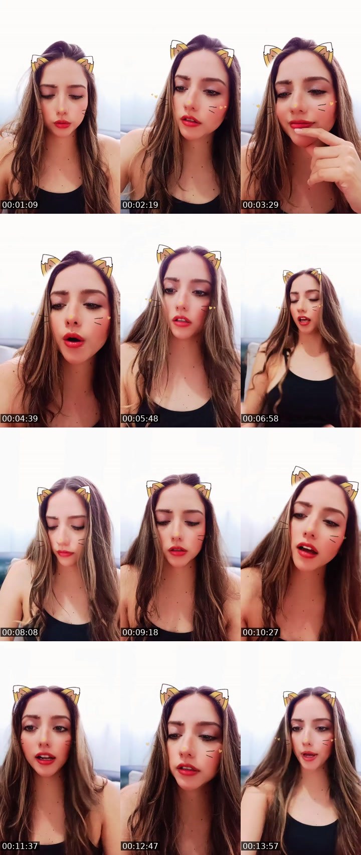 Contact-sheet preview of bella's MICO Live recording