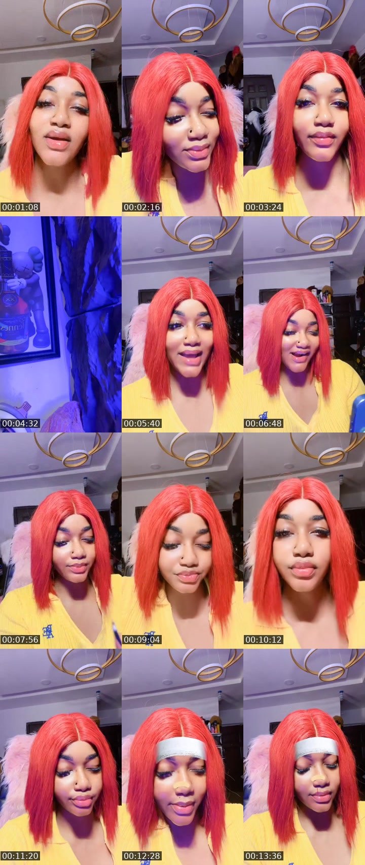 Contact-sheet preview of 🦋 preety 🫧💉🥰💕ᴮ🤟's MICO Live recording