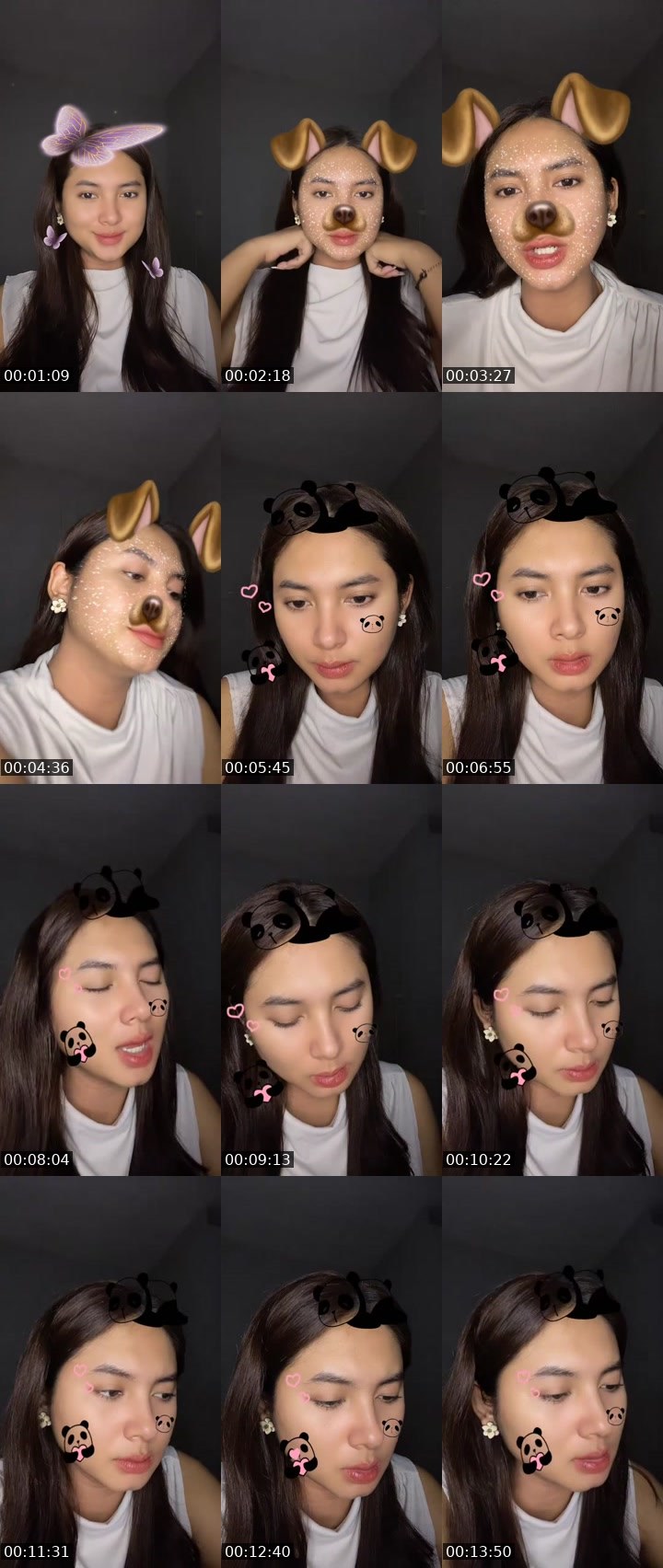 Contact-sheet preview of Ponyooo🌸 ᴮᵃˢˢ's MICO Live recording