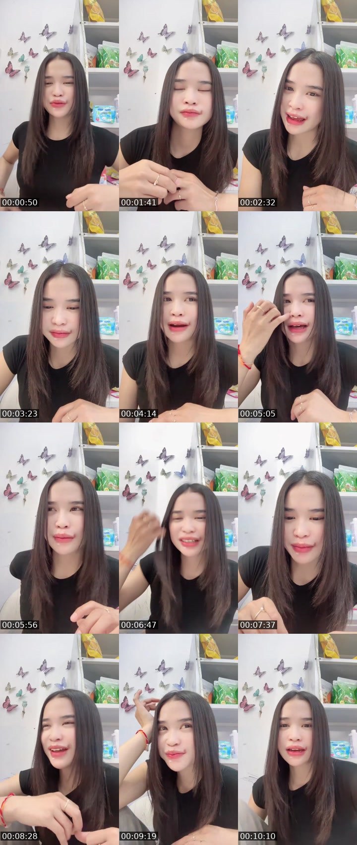 Contact-sheet preview of ✨vj Bee  [ⲕ⁃⋐𖡔!]✿💎🇱🇦🤍's MICO Live recording