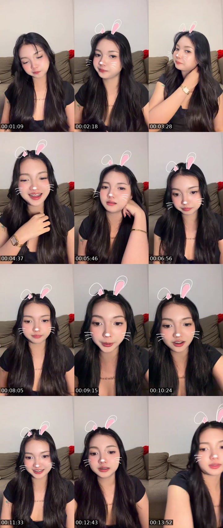 Contact-sheet preview of sanook 💋's MICO Live recording