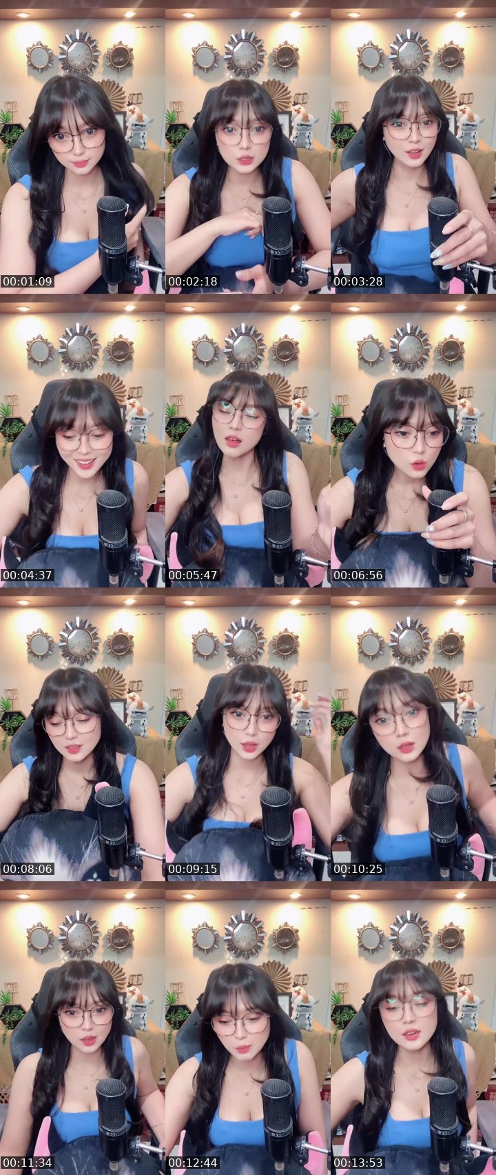 Contact-sheet preview of ᴮcᴺWONDERWOMAN's MICO Live recording