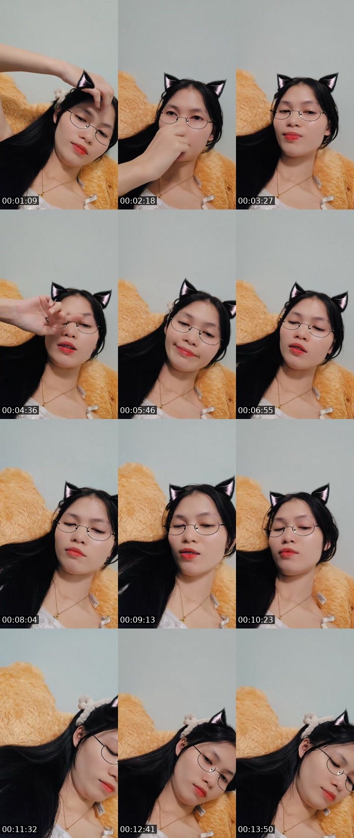 Contact-sheet preview of [🧋] milktea New vj -𝔎𝔥𝔞𝔪's MICO Live recording