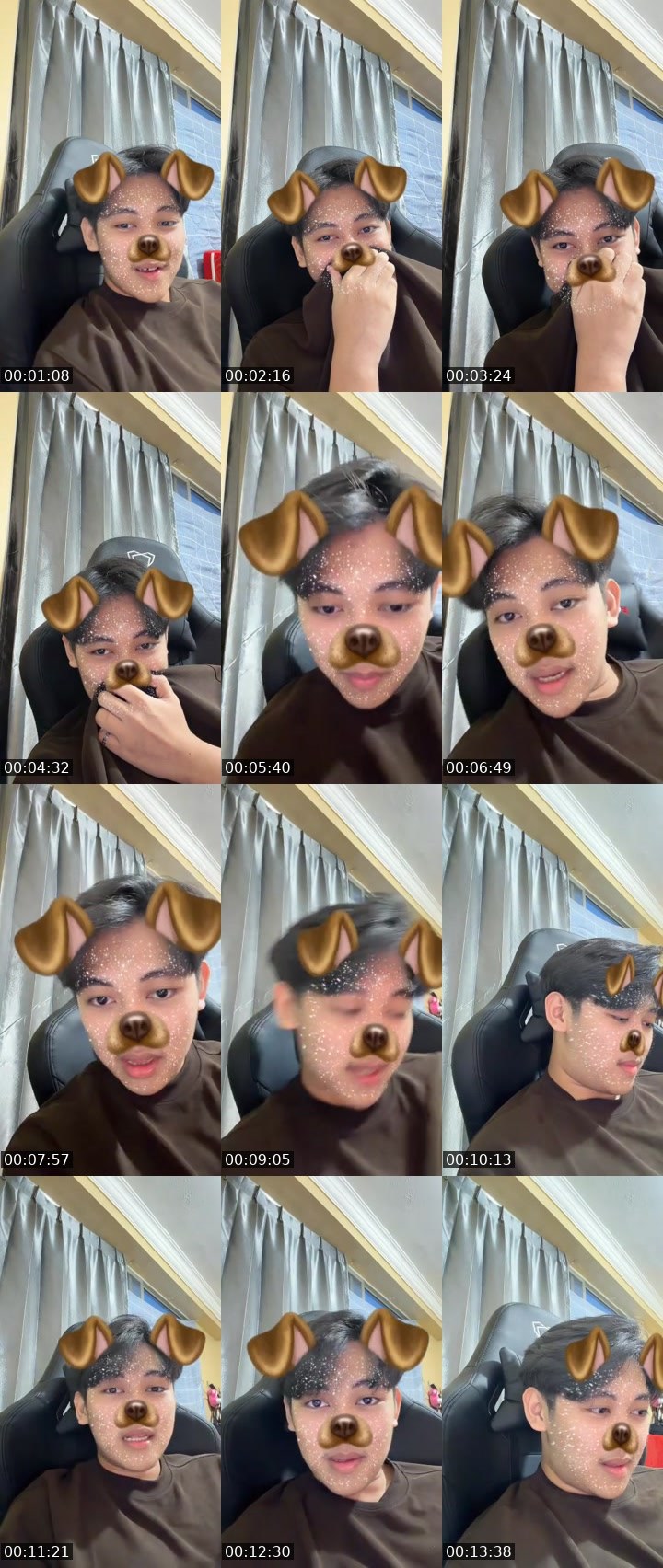 Contact-sheet preview of Vin's MICO Live recording