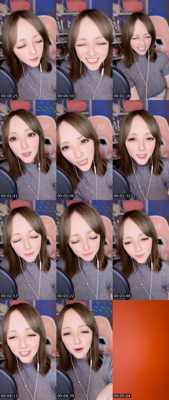 Contact-sheet preview of ももみゃ🍑🐱9/28🎂's MICO Live recording