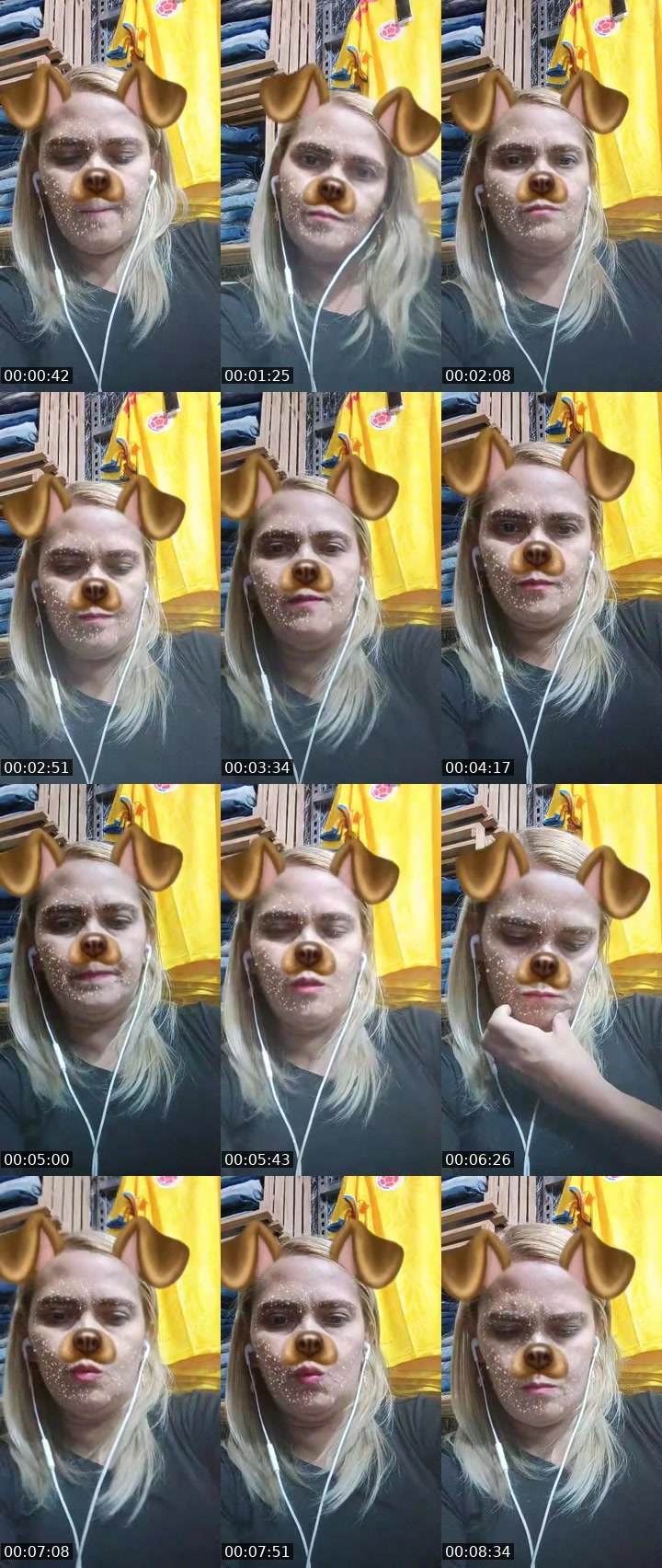 Contact-sheet preview of Eᴬ⃝⃟🧚🏻‍♂️AsdalyPK 11🦅🔱🍒🐉's MICO Live recording