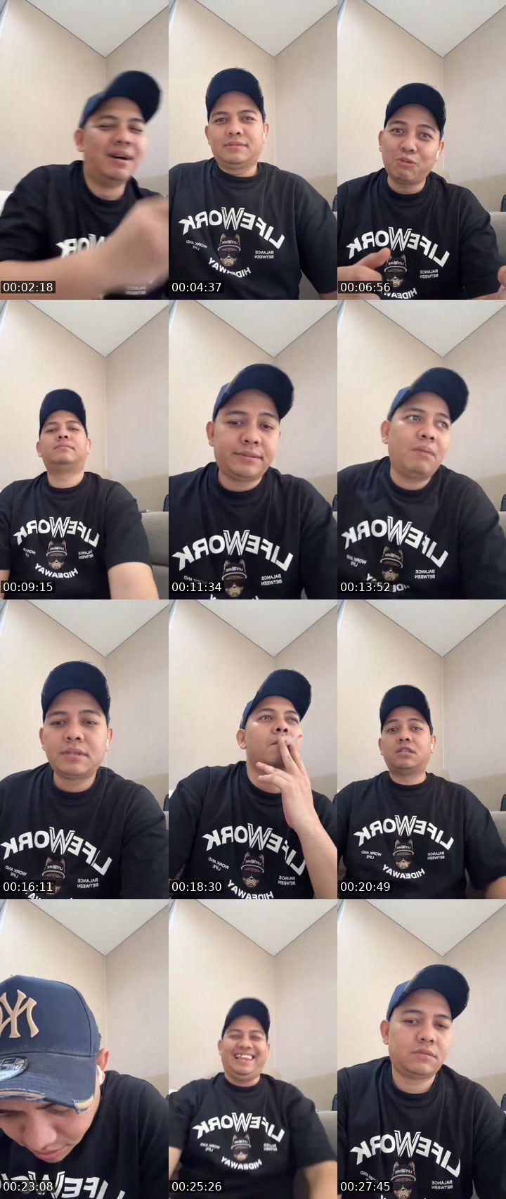 Contact-sheet preview of DE Silent🔞's MICO Live recording