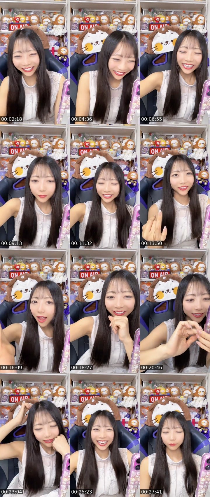 Contact-sheet preview of あいりんちやん。💜 Airin💜's MICO Live recording